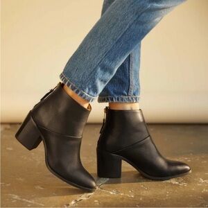 Nisolo Black Dari Commuter Boot Genuine Leather Sz 8.5